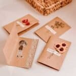 ⁦بطاقة مع ورد مجفف | Greeting Cards⁩ - الصورة ⁦3⁩