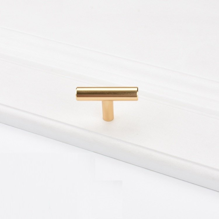 small basic copper handle يد صينية - سادة صغير - نحاسي فاتح - قطعتين - الصورة 1