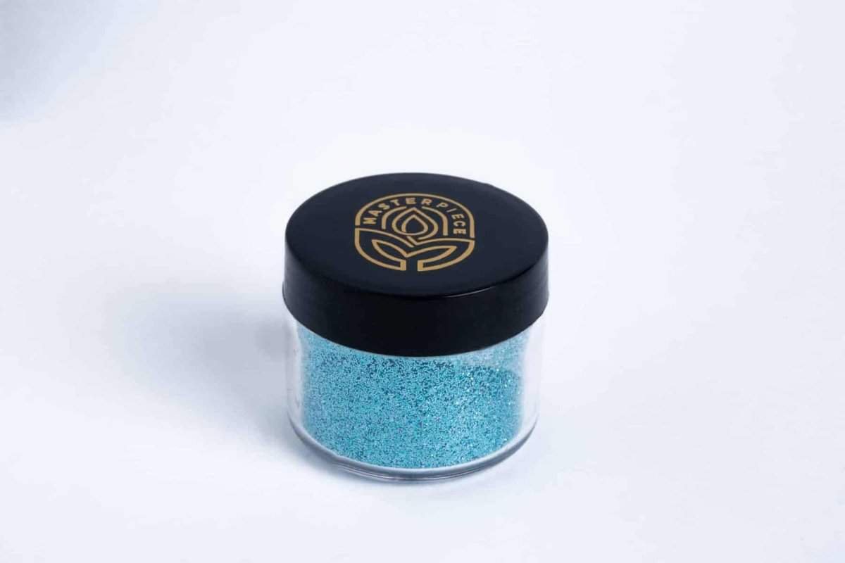 71-min جليتر لون أزرق - Glitter light blue - الصورة 1