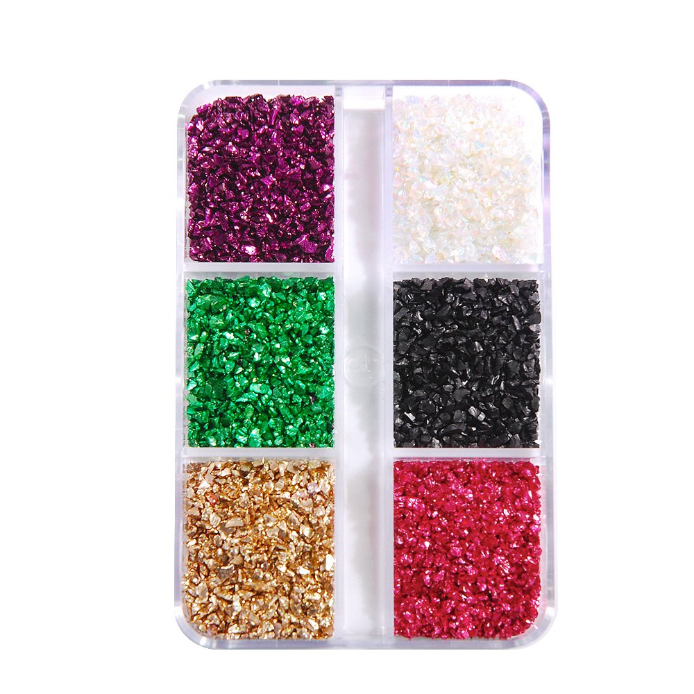 small crystals kit بكج كريستالات صغيرة 6 الوان - الشكل 1 - الصورة 1