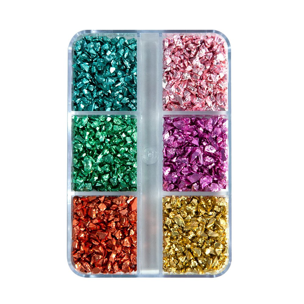 crystals 3 بكج كريستالات صغيرة 6 الوان - الشكل 3 - الصورة 1