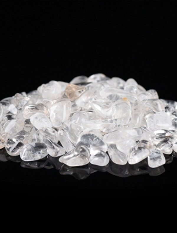 احجار كريستال حجم صغير كريستال – White Crystal – 100g