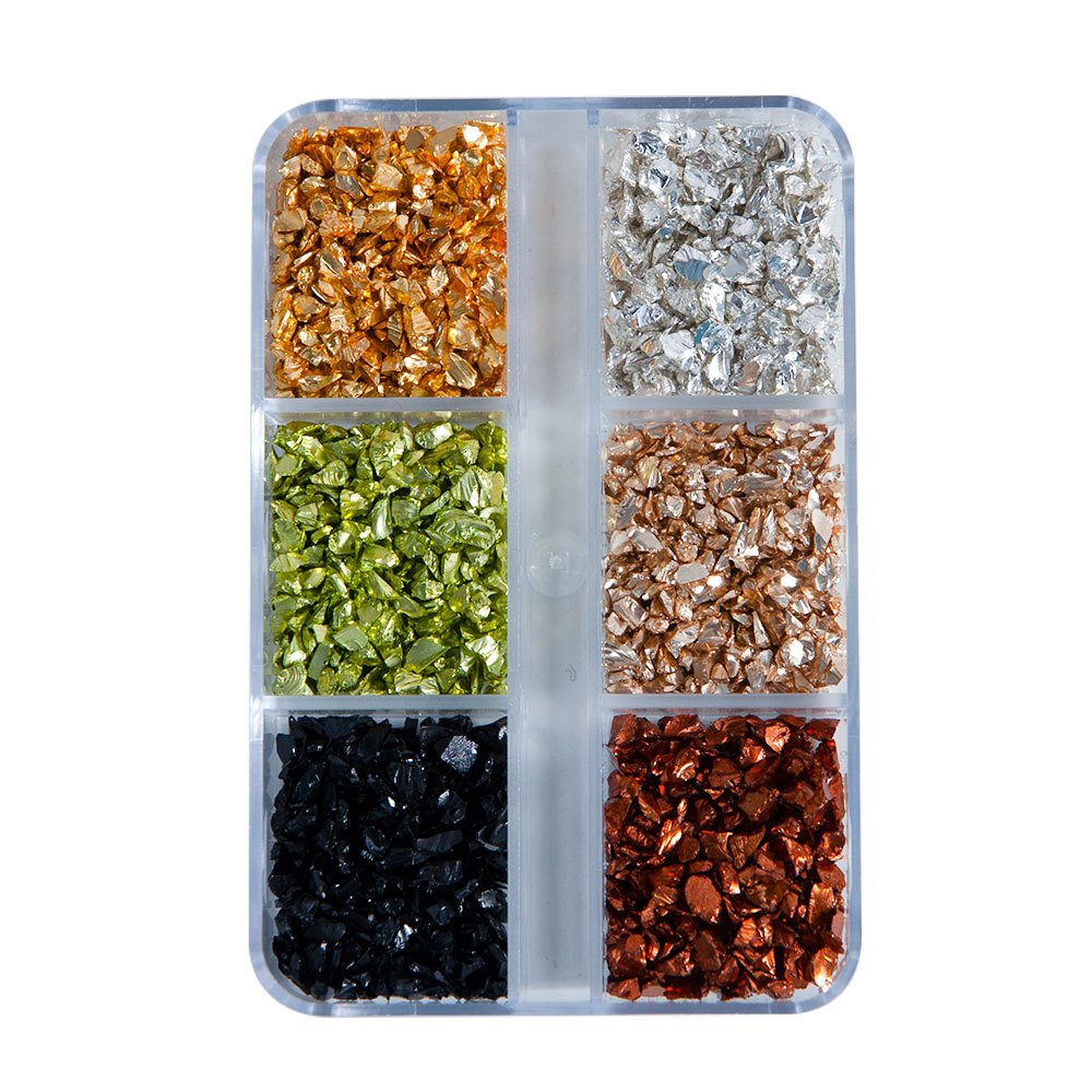 crystals 4 بكج كريستالات صغيرة 6 الوان - الشكل 4 - الصورة 1