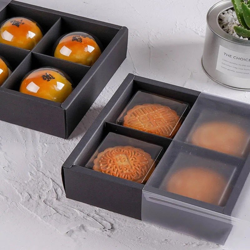 8 capsules chocolate carton box علبة تغليف كرتونية للشوكلا - 4 تقسيمات - 10 قطع - الصورة 1
