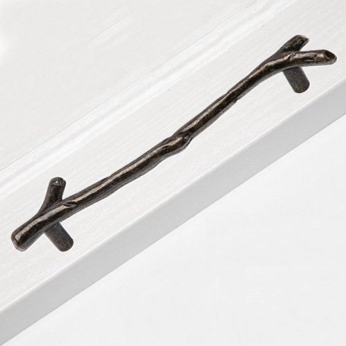large bronze-tree-trunk-handle يد صينية - جذع الشجرة كبير - برونزي - قطعتين - الصورة 1