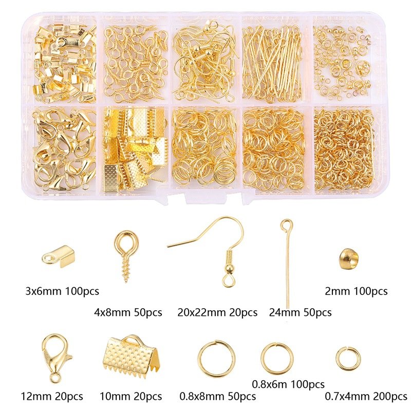 O1CN01iN3qGJ1gDVm1ysKWT_!!4000194108-0-cib بكج اكسسوارات صناعة المجوهرات - ذهبي - الصورة 1