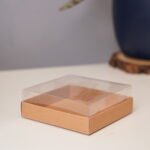 علب PVC مع قاعدة - 4*12*12 - 10 قطع