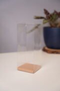 علب PVC مع قاعدة - 20*5*5 - 10 قطع