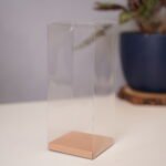 علب PVC مع قاعدة - 14*5*5 - 10 قطع
