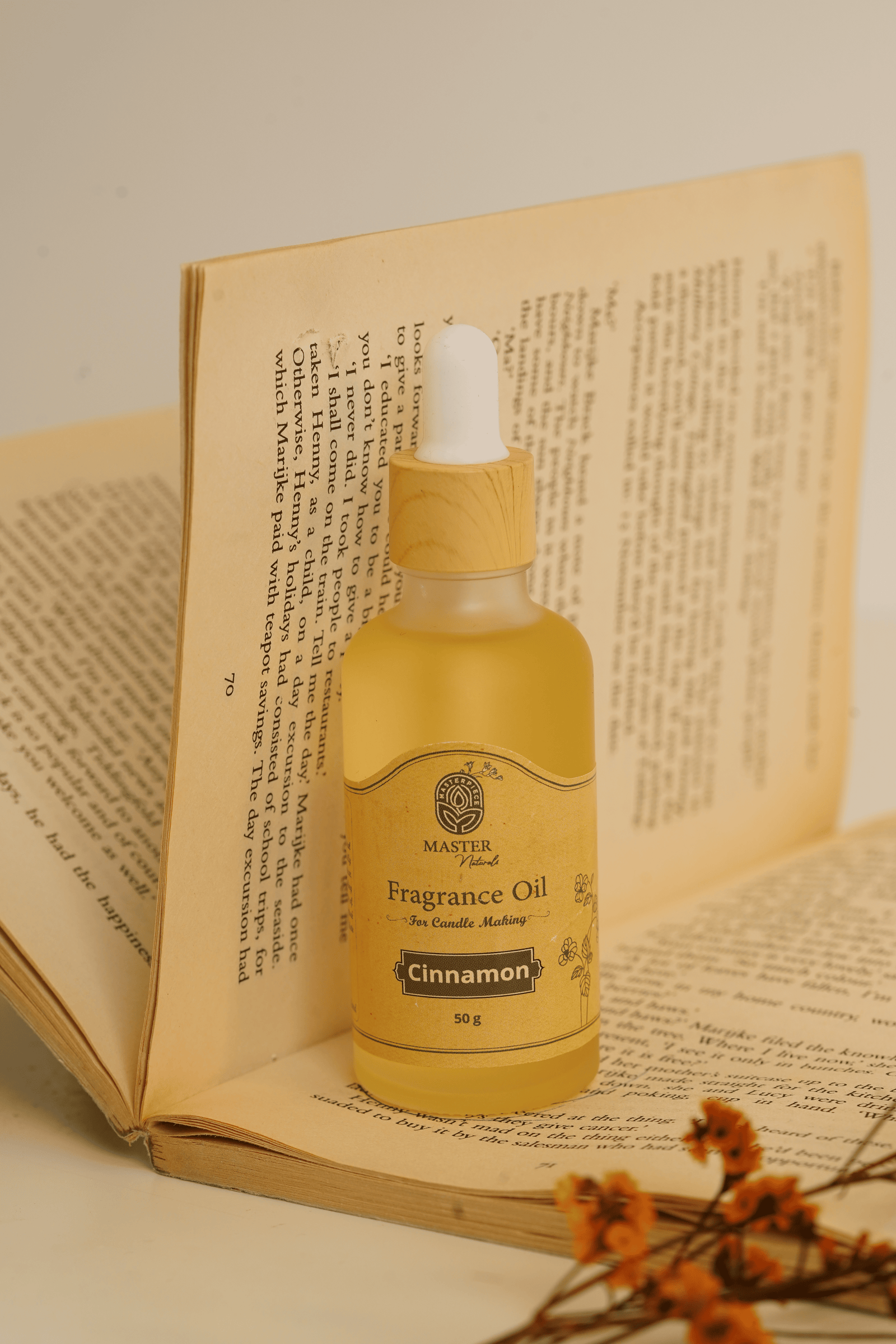 cinnamon 50 زيت عطري لصناعة الشمع - قرفة | Cinnamon - الصورة 1