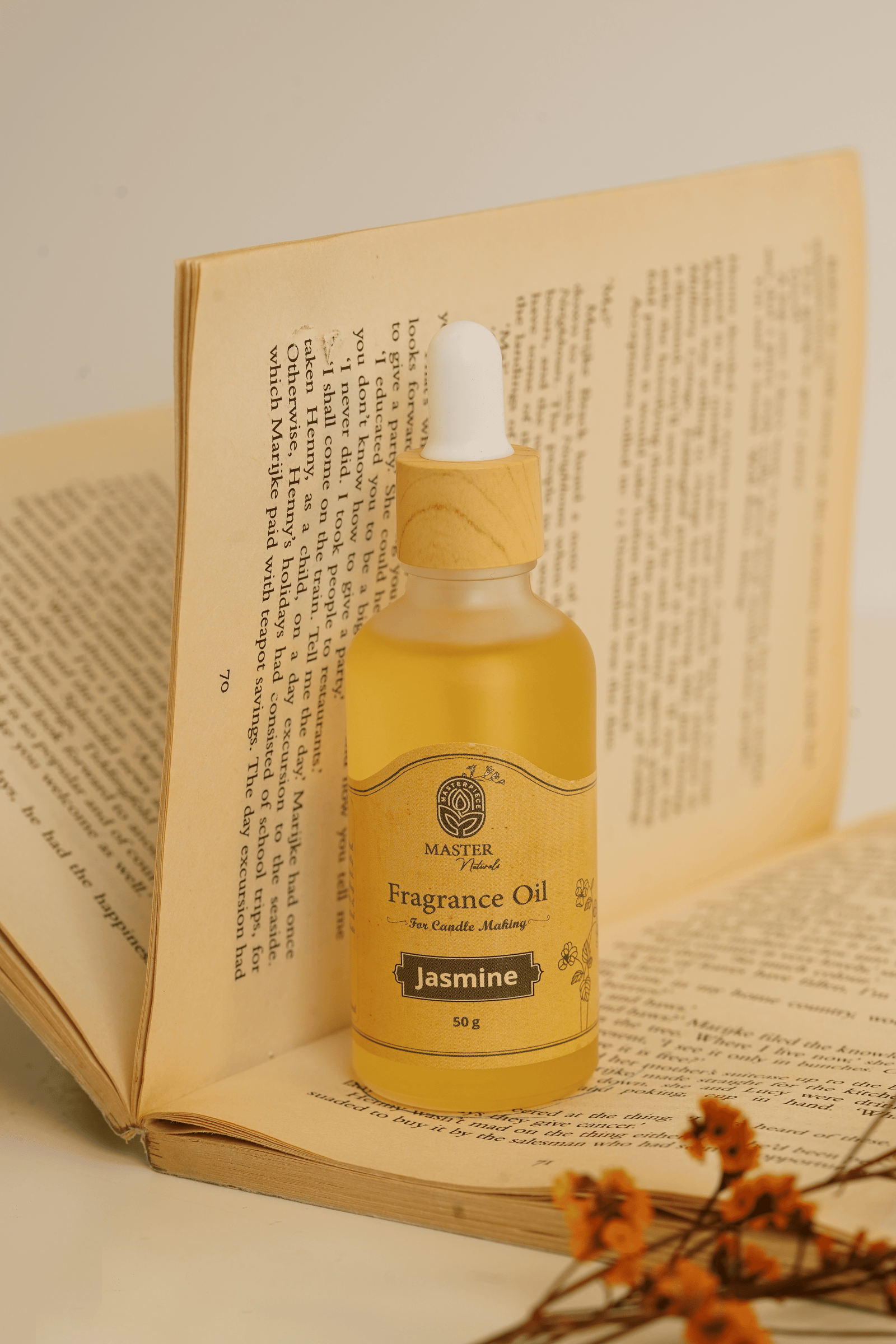 jasmine 50 زيت عطري لصناعة الشمع - ياسمين | Jasmine - الصورة 1