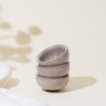بكج توفير 5 قطع - وعاء سيراميك بني فاتح